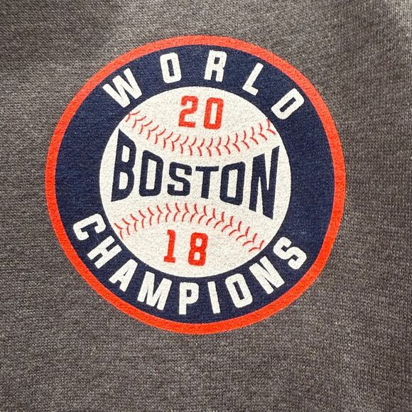 NWT Boston Red Sox Hoodie Sweatshirt Mens Full Zip World Champions 2018 Large - Picture 5 of 10